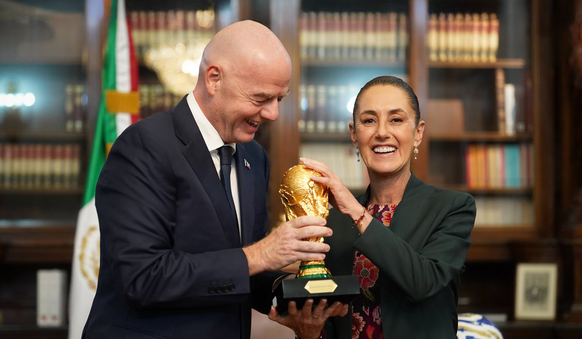 Sheinbaum agradece respaldo de FIFA               Confirma sedes del Mundial en México