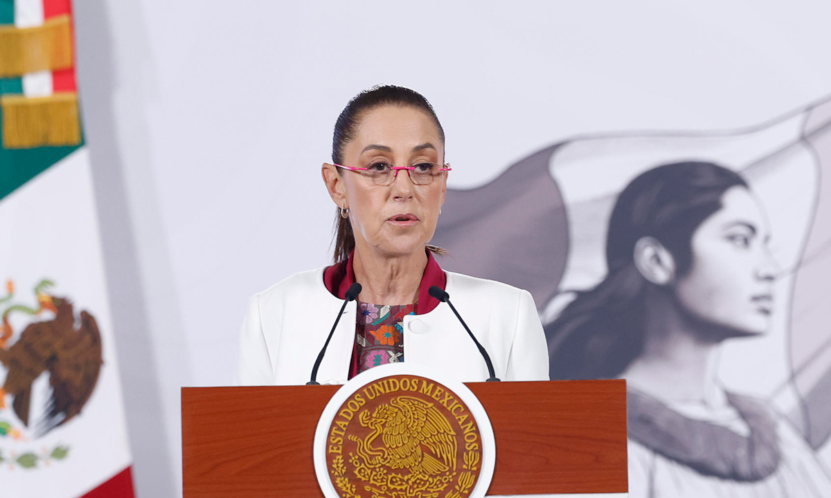 Sheinbaum resalta principios de México Defiende paz, soberanía y cooperación internacional