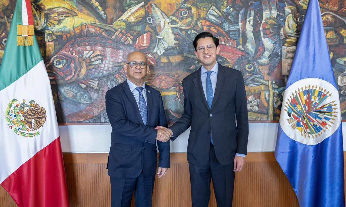 México y OEA fortalecen diálogo Buscan impulsar paz e integración regional