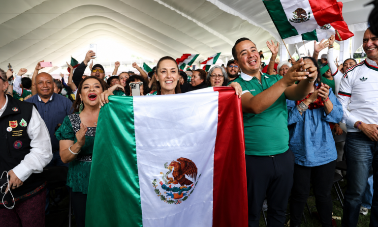 Sheinbaum celebra triunfo mexicano Destaca unión nacional