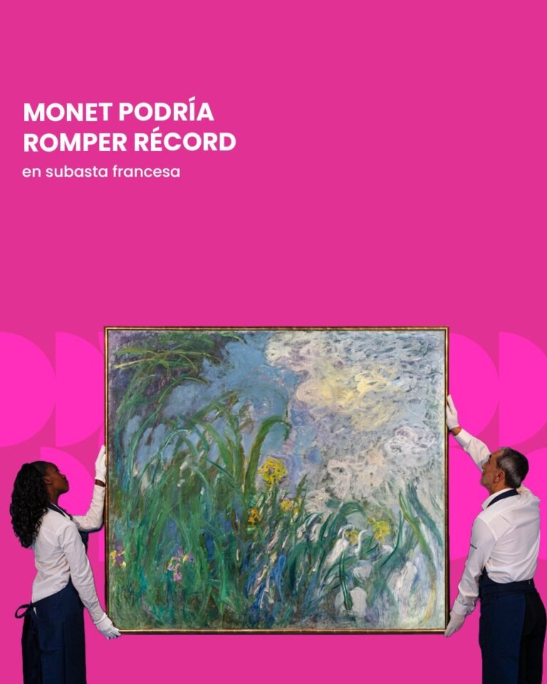 Monet podría romper récord en subasta francesa