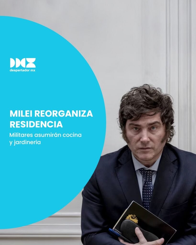 Milei reorganiza residencia