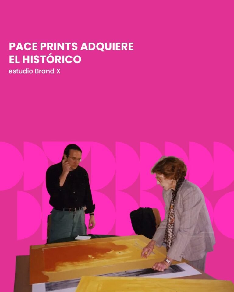 Pace Prints adquiere el histórico estudio Brand X
