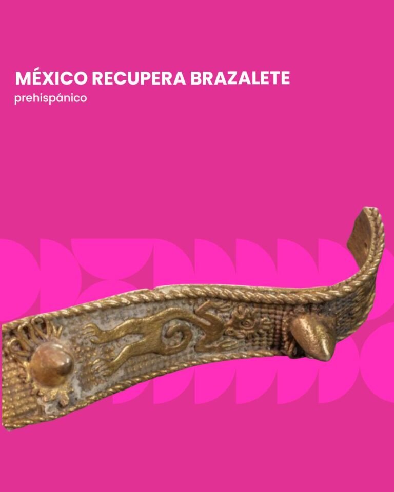 México recupera brazalete prehispánico