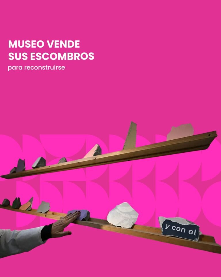 Museo vende sus escombros para reconstruirse