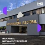 INE cambia nuevamente de color