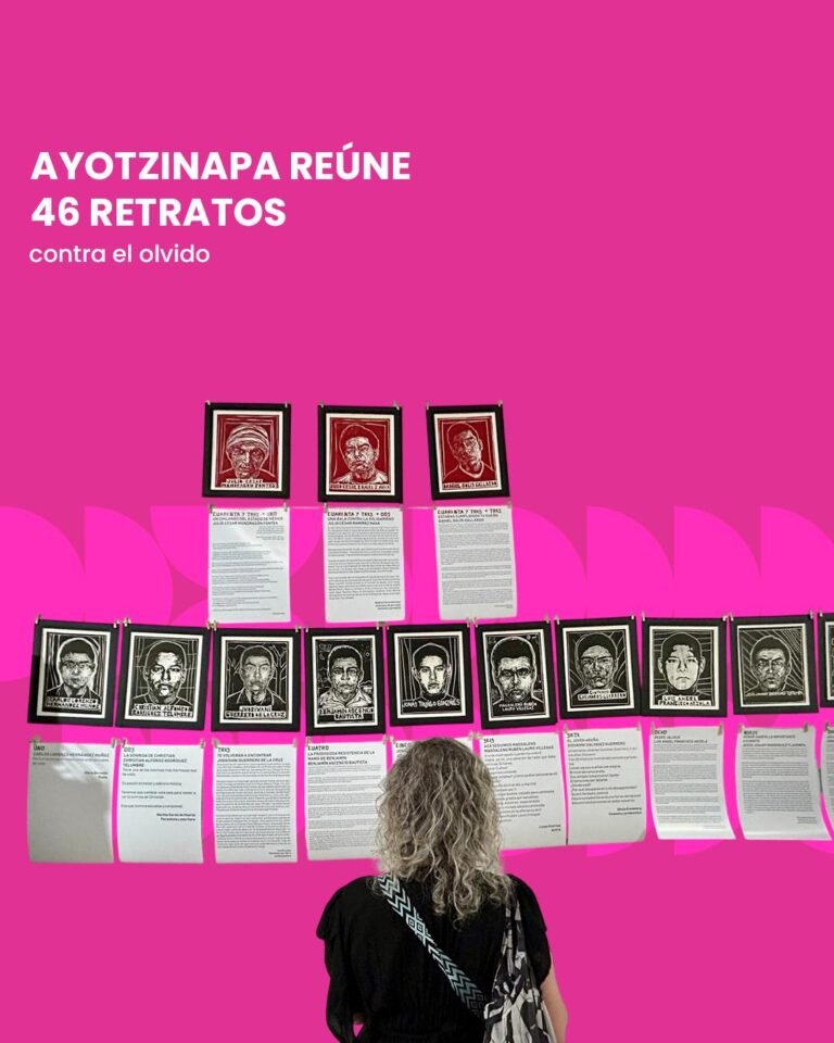 Ayotzinapa reúne 46 retratos contra el olvido
