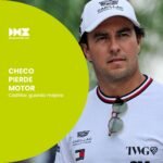 Checo pierde motor