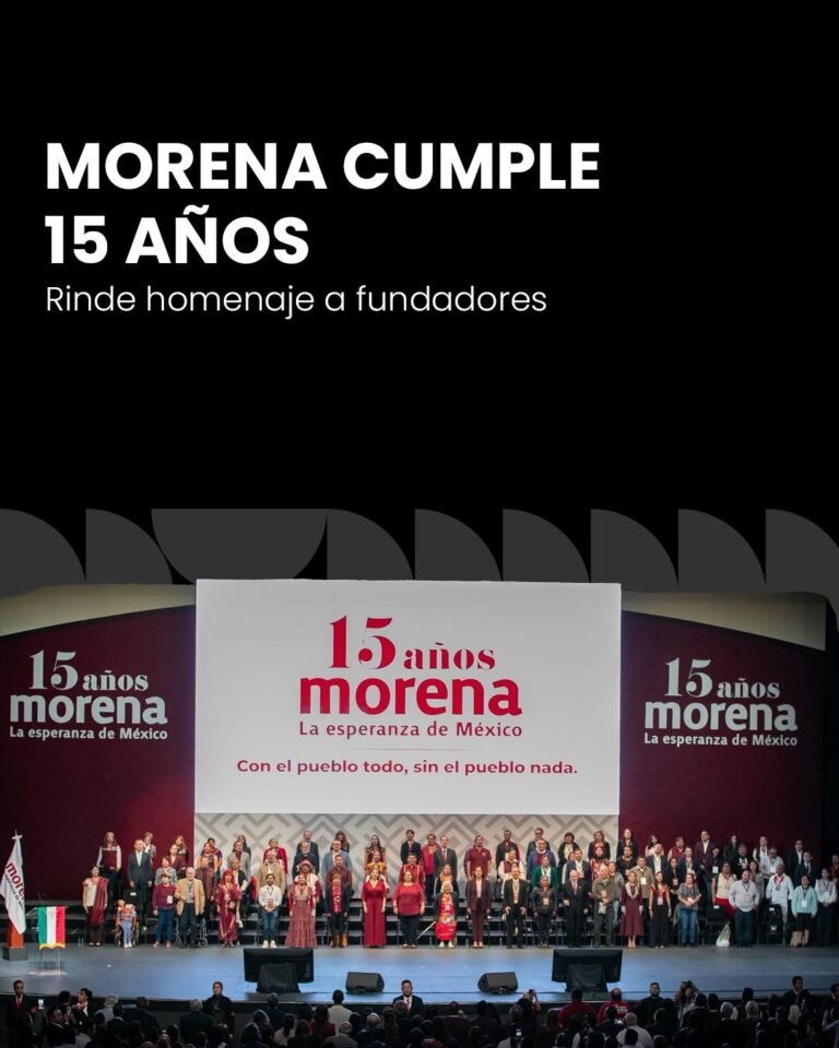 Morena cumple 15 años